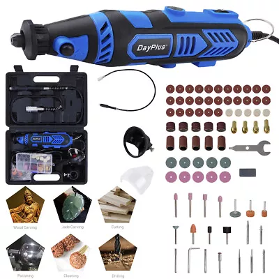 £19.70 • Buy 80pcs Mini Rotary Tool Accessories Kit Power Drill Dremel Rotary Multi Tool+Case