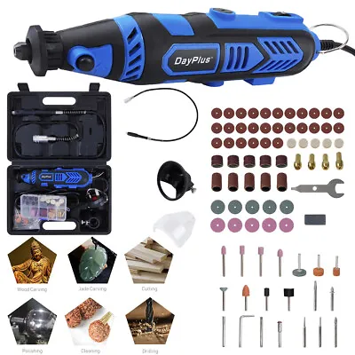 £19 • Buy 80pcs Mini Rotary Tool Accessories Kit Power Drill Dremel Rotary Multi Tool+Case
