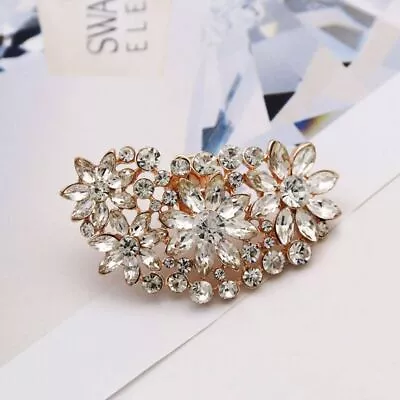 £4.88 • Buy Charm Buckle Shiny Decorative Clip Crystal Shoe Flower Decoration  Women