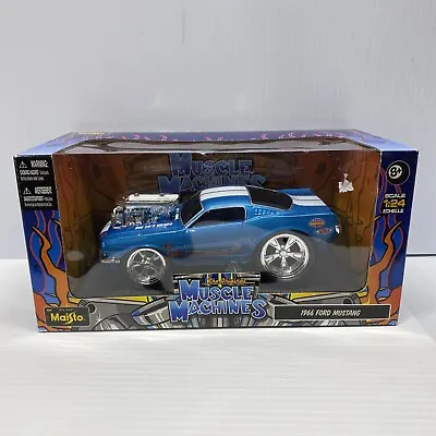 Maisto Muscle Machines 1966 Ford Mustang  1:24 Scale : Big Ed’s Head • $40