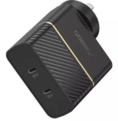 NEW OtterBox 50W USB-C Fast Charge Dual Port Wall Charger (Type I) *AU STOCK* • $56