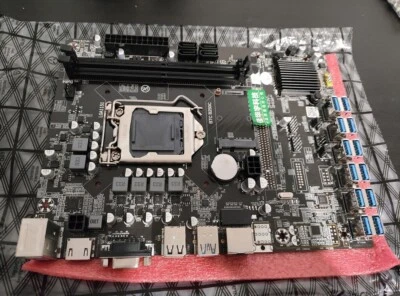 B250C Miner Motherboard LGA 1151 12 USB3.0 Style PCIE Ports With CPU Combo • $119.95