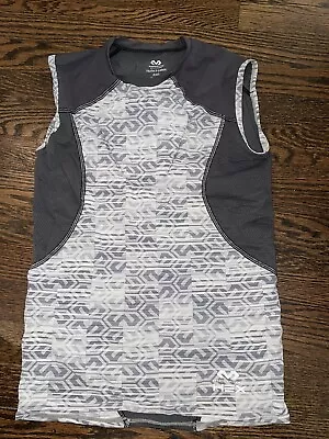 Boys McDavid Hexpad Grey Baseball Heart Guard Shirt Chest Protector Youth XL • $14.99