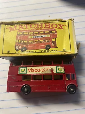 Matchbox Lesney #5 London Bus With Original Box • $8