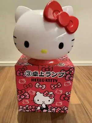 Rare Sanrio Lottery Hello Kitty Table Lamp Height 20cm From Japan • £49.95
