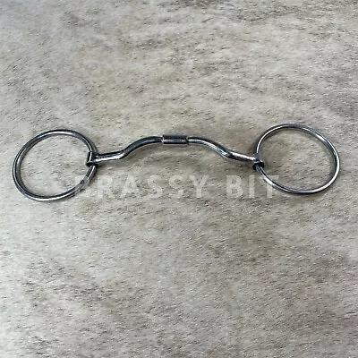 5.5  Myler Low Extra Wide Port Loose Ring Snaffle • $100