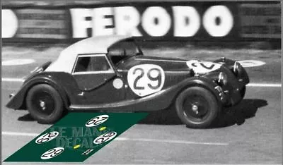 Decals Morgan Plus 4 SS Le Mans 1962 29 1:32 1:43 1:24 1:18 Slot TOK 258 Decals • £7.97