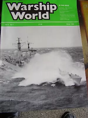 Warship World 1988 Winter Military Shipping Benbow Bismarck Cerberus Hm Coventry • £6