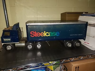 Vintage Original 1/16 Ertl International TranStar Semi Steelcase Grand Rapids MI • $34.95