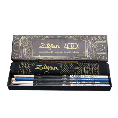 Zildjian Limited Edition 400th Anniversary Drum Stick Bundle • $119.90