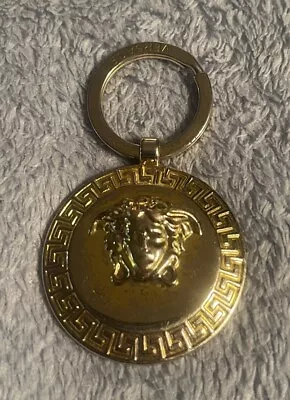 Versace Medusa Goldtone Keychain • $60.45