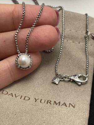 $200 • Buy David Yurman Petit Chatelaine Pendant Necklace With Pearl 