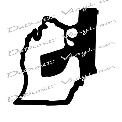 Michigan Holding GunM&P Shield Michigan Mitten Pistol Decal Sticker 6 X6  • $4.50