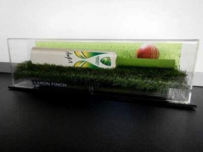 $199.99 • Buy ✺Signed✺ AARON FINCH Cricket Mini Bat PROOF COA Australia 2023 Shirt Jersey