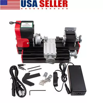 Micro Multifunctional Metal Mini Lathe 12V 24W DIY Tool 20000Rev/min • $161.99