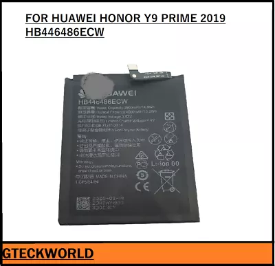 NEW Replacement Huawei Y9 Prime 2019 Battery 4000mAh HB446486ECW STK-L21 L22-UK • £10.19