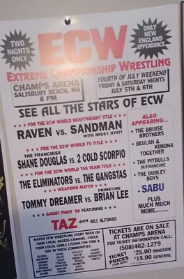 ECW Champs Arena Event Poster 11x17 • $25