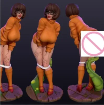 1/24 Resin Figure Model Kit Sexy Velma Without Glasses Unassembled Unpainted NEW • $18.67