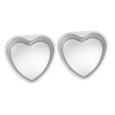 SWOOMEY 2pcs Heart Cake Mold Loaf Tin Mini Cake Pans Bread Pan Heart Cake Tin... • $26.07