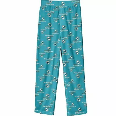 Miami Dolphins NFL Boys Allover Print Lounge Pajama Pants Size XXS 4/5 ~ NWT • $16.99