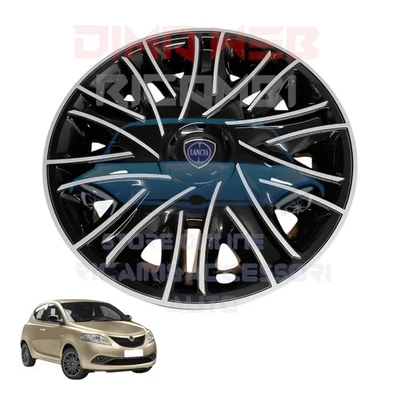 Kit 4 Copricerchi Adattabili Per LANCIA Y LS / YPSILON LS - Diametro 14 Pollici - Cerchi Non Originali - 3