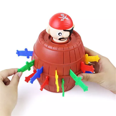 Kids Party Pop Up Pirate Board Games Trick Sword Bucket Interactive Toys Games﹤ • £8.99