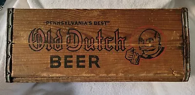 Vintage Old Dutch Beer Wood Advertising Crate From Pennsylvania  • $85