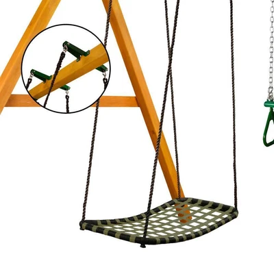 $160.39 • Buy Gorilla Playsets Chill 'N Swing Multi-Colored W/ Durable Steel Glider Brackets