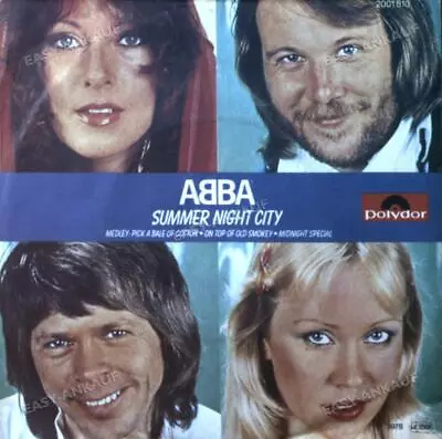 ABBA - Summer Night City 7in 1978 (VG+/VG+) ' • $8.79