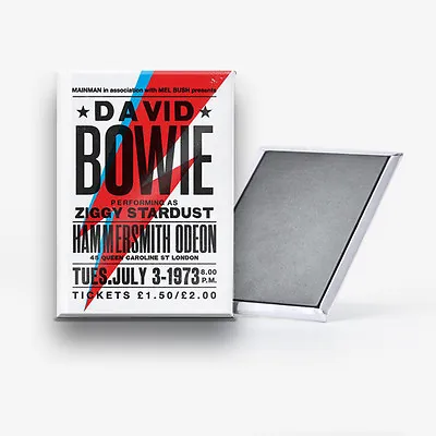 $6.49 • Buy David Bowie Concert Poster Refrigerator Magnet 2x3 