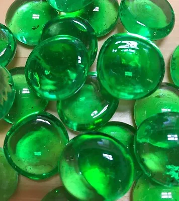 M GREEN Mosaic Tiles Glass Gems Marbles Pebbles  • $6.25