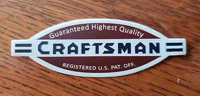 Craftsman Tool Logo Vintage Style Old-School Sears Tool Box Vinyl Sticker 3.9  • $2.50