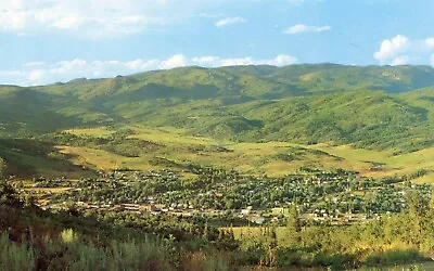 Steamboat Springs Colorado Aerial View --POSTCARD • $4.99