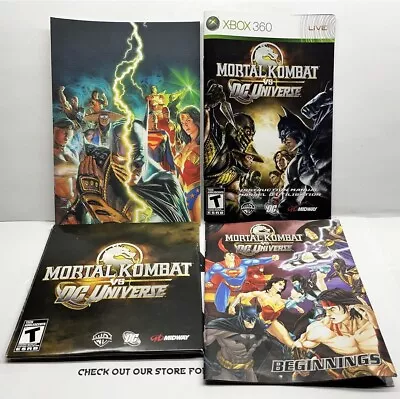 Mortal Kombat Vs. DC Universe Collector's Edition (Xbox 360 2008) Clean Tested • $40.99