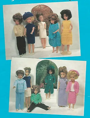 £2.89 • Buy Knitting Pattern Copy 1955.   Dolls Clothes Outfits For Barbie Sindy Etc.  4ply