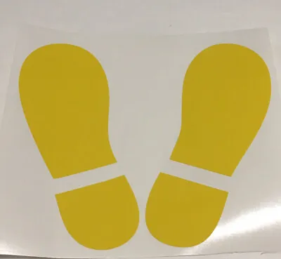 Yellow Footprints Boot Marine Corps USMC Vinyl Sticker Decal Approx 6x5” • $4.99