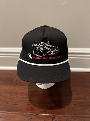 Vtg 1989 Dale Earnhardt Goodwrench Winston Cup Champion Snapback Rope Hat NASCAR • $30