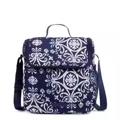 Vera Bradley Lunch Crossbody Steel Blue Medallion 25002-15751 • $19.99