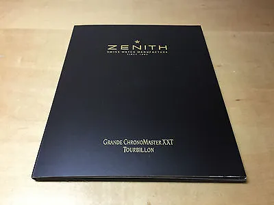 Press Release Zenith - Big Chronomaster Xxt Tourbillon - Spanish • £37.11