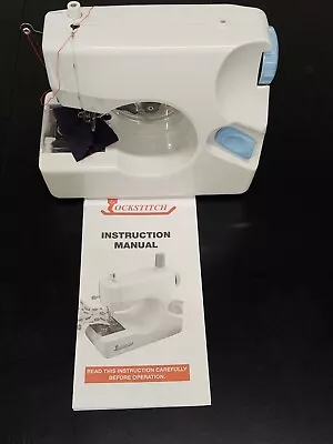 Lockstitch Mini White Sewing Machine • $10