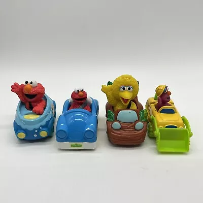 Playskool Sesame Street Racers Elmo And Big Bird And 2 Other Cars Lot Of 4 • $19.99