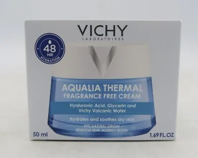 Vichy Laboratoires Aqualia Thermal Fragrance-Free Cream 50 Ml 1.69 Oz 04/2025^ • $13.99