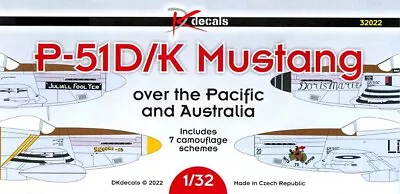 DK Decals 1/32 NORTH AMERICAN P-51D/K MUSTANG Over The Pacific & Australia • $37.08