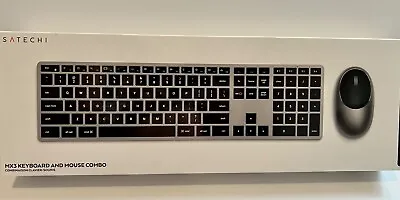 Satechi Slim MX3 Bluetooth Backlit Keyboard And Mouse Designed For Mac. SEALED • $39.99