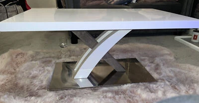 £100 • Buy Basel White High Gloss Coffee Table