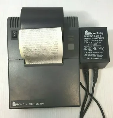 VeriFone Printer 250 Receipt Printer W/ Power Supply • $39.99