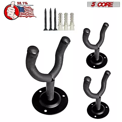 3X Guitar Hanger Wall Mount Holder Hook Stand Wall For Acoustic Electric Guitar • $6.74