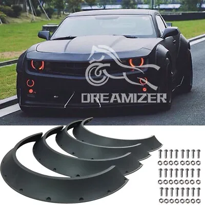 4Pcs 4.5  Extra Wide Body Fender Flares Wheel Arches For Chevy Camaro SS ZL1 LT • $168.71