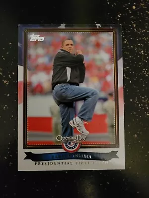 2011 Topps Opening Day Presidential First Pitch #pfp1 Barack Obama (5) • $2.50