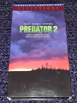 Predator 2 VHS Scifi Horror Gary Busey Danny Glover 20th Century Fox • $8.99